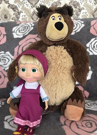 Набір м'якої іграшки маша і ведмідь masha and the bear