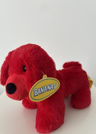 Мʼяка іграшка червоний песик bananas