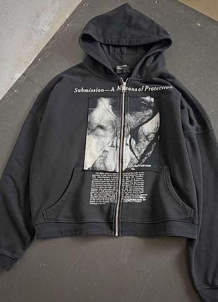 God's order for the family assemblage zip hoodie