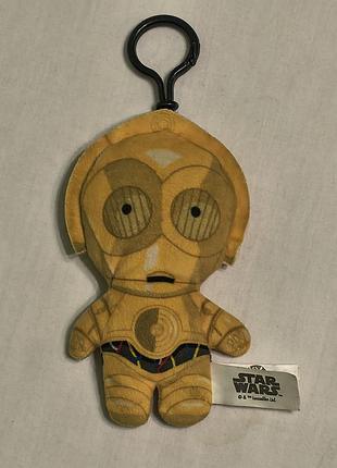 Vintage star wars c-3po ,  lucasfilm - рідкісний , колекційний, м'який плюшевий брелок , підвіска - 17 см