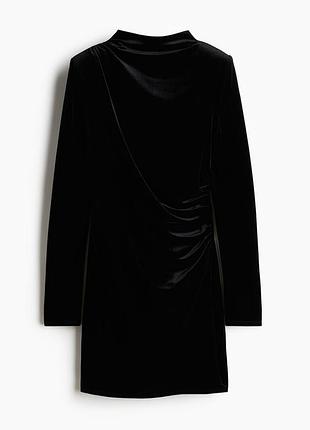 Актуальна елегантна оксамитова сукня плаття батал plus size h&m uk 14 xl 42🔥🔥🔥