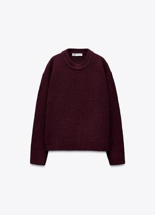 Вовняний светр оверсайз zara m/l