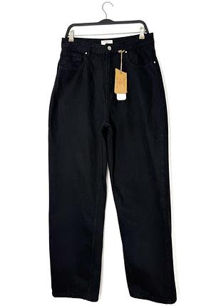 Новые черные джинсы m-17 premium 90s wide leg