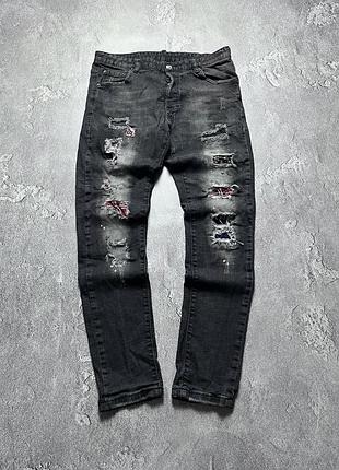 Vintage винтажные джинсы dsquared2 дискваред big logo distressed y2k size 30 размер 30
