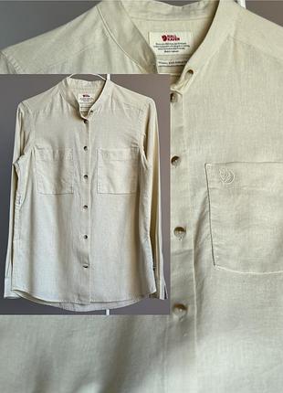 Сорочка конопляна fjallraven ovik hemp shirt ls w лляна рубашка