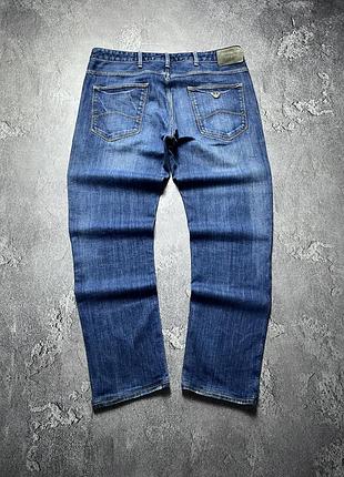 Vintage винтажные джинсы armani jeans армани джинс bootcut flared будкат клеш big metal logo size 32 размер 32
