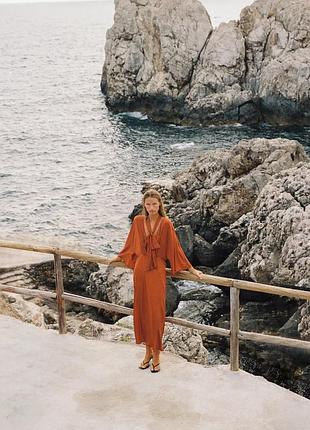Сукня жіноча помаранчева zara new
