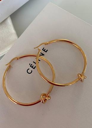 Сережки кільця celine