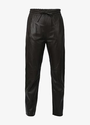Чорні шкіряні брюки oakwood, s/m