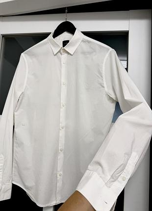 Біла сорочка armani exchange класичного крою