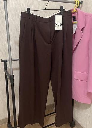 Zara брюки палацо в трендовому кольорі осені🤎