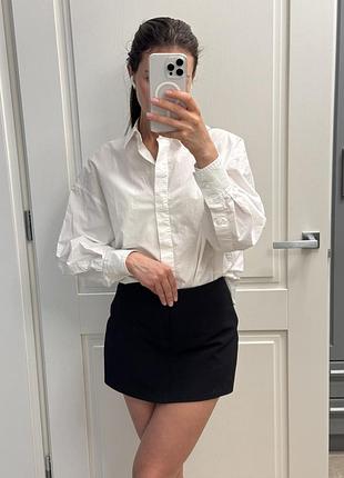 Базова чорна спідниця - шорти від zara