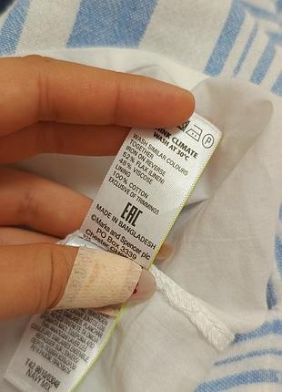 Льняное платье m&amp;s 10