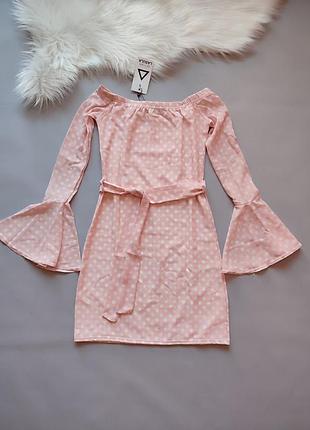 Стильное платье в горошек платье lasula s 36