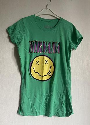 Жіноча футболка яскрава nirvana