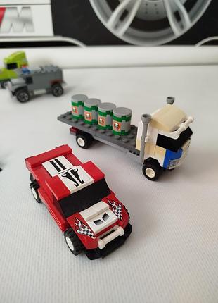 Машинки из набора lego racers 8198 (ramp crash), оригинал