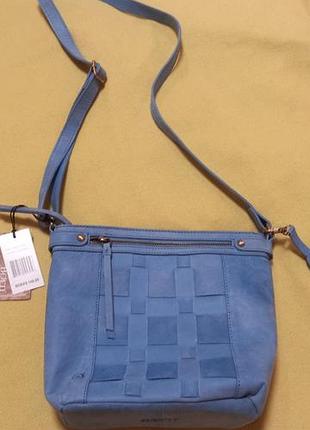Сумка, кросс-боди born chambord crossbody, голубая, кожа
