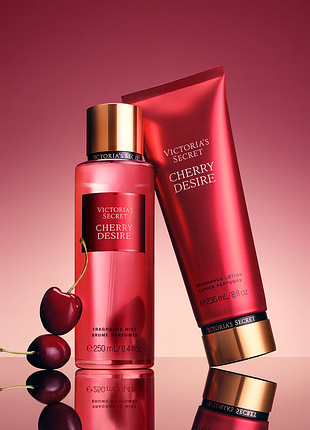 Набор городов и лосьон вишневое желание body fragrance cherry desire fragrance mist&amp;lotion