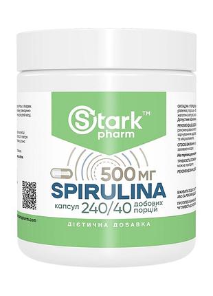 Spirulina 500mg - 240 caps