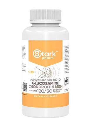 Glucosamine chondroitin msm & hyaluronic acid - 120 caps