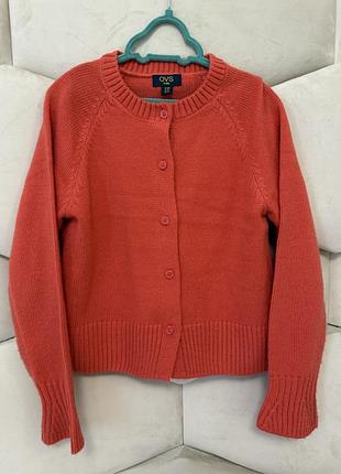 Кораловий кардиган ovs kids, розмір 134 см (8-9 років)