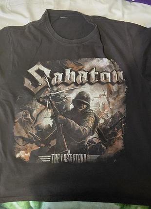 2 футболки sabaton и rammstein