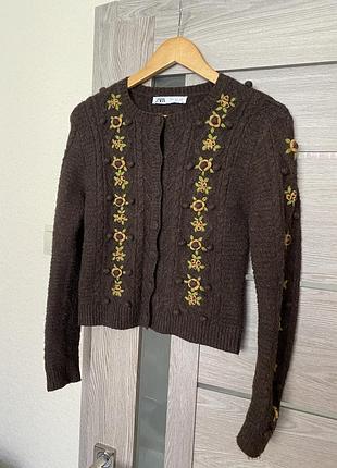 Вінтажний кардиган від zara