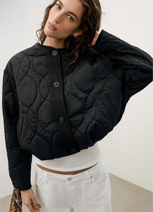 Куртка стьобана zara