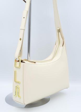 Сумка женская кожаная polina & eiterou l1004 off white