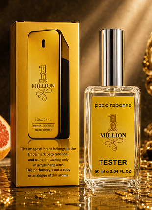 Парфум чоловічий paco rabanne 1 million 60мл
