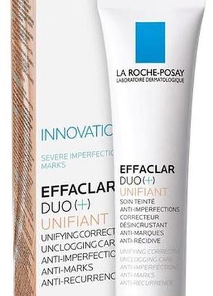 Уценка крем-гель для лица effaclar duo + unifiant