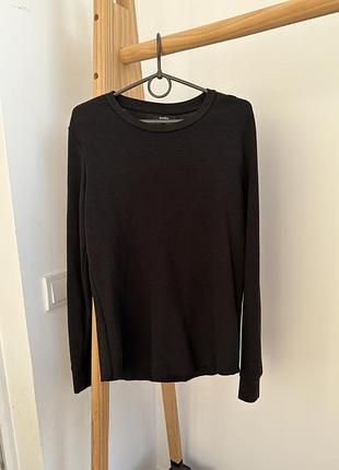 Чоловічий лонгслів в рубчик bershka xs-s