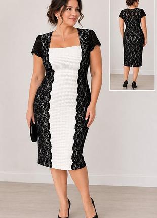 Елегантна сукня laura ashley з мереживом, р. 16 (48–50)