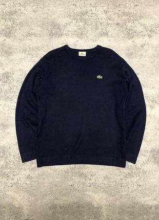 Светр lacoste sport темно-синій
