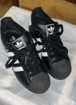 Оригінальні шкіряні кросівки adidas superstar ii р. 40 (устілка 25.5 см)
