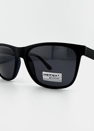 Мужские солнцезащитные очки matrix mt8332 a775-91-a770 с поляризацией, черный темный (унисекс)