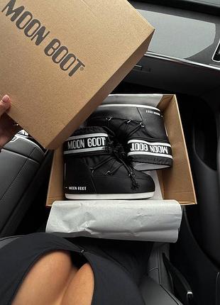 Moon boot black
