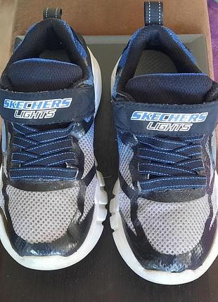 Кроссовки на мальчика skechers р.29 18см-18.5см