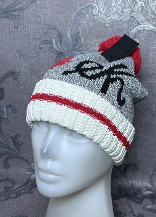 Нова жіноча шапка з помпоном cotton country by parkhurst (екобавовна, made in canada) one size (o/s) універсальний розмір демісезон осінь зима весна