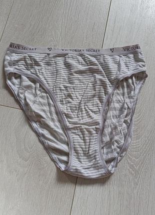 Базові смугасті трусики котонові труси victoria's secret xs 6 34 42