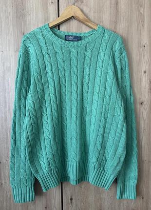 Чоловічий светр polo ralph lauren шовк/льон