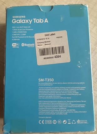 Планшет samsung galaxy tab a 16 gb 9