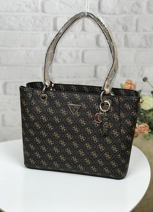 Сумка жіноча шопер guess оригінал noelle small noel tote гес
