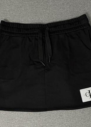 Черная спортивная юбка calvin klein jeans