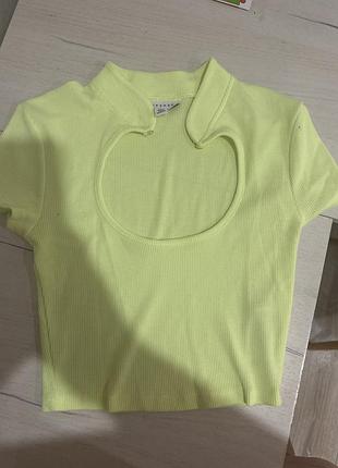 Топ жіночий з відкритим декольте бренд topshop