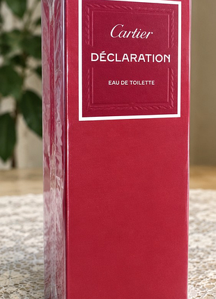 Cartier déclaration eau de toilette 100 мл — чоловіча туалетна вода, нова запакована