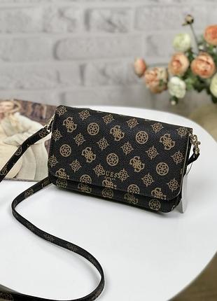 Сумка женская кросс-боди guess оригинал loralee crossbody organizer гесс