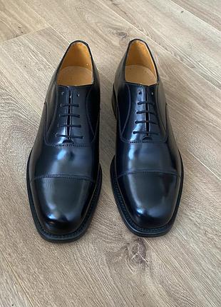 Нові cap toe оксфорди k-shoes eur 44 goodyear welted