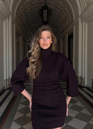 Короткое платье из интерлока от zara