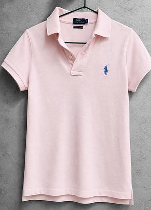 Поло жіноче polo ralph lauren рожеве